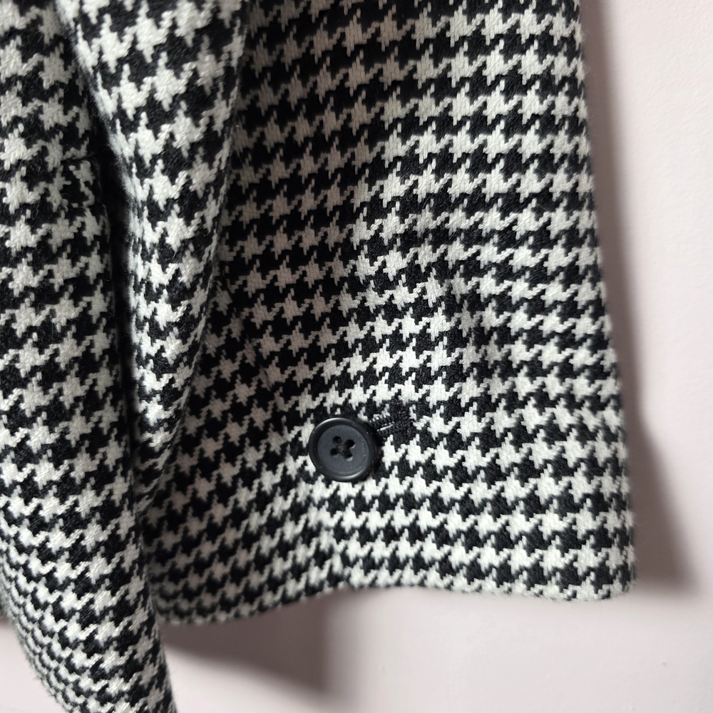 Banana Republic Houndstooth Blazer Dopamine Tailored Jacket Classic Preppy 10 - Picture 5 of 7